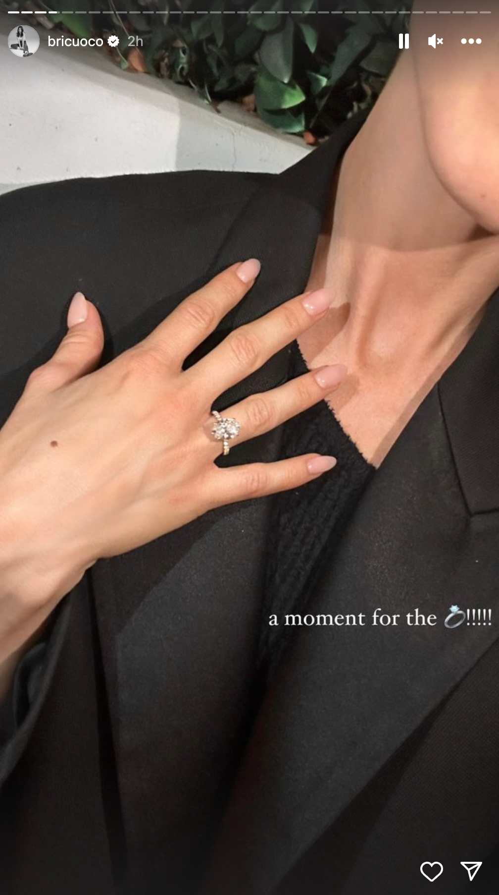 Kaley cuoco 2025 engagement ring